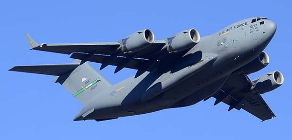 Boeing C-17A Globemaster 3 10-0217, Phoenix Sky Harbor, January 5, 2015